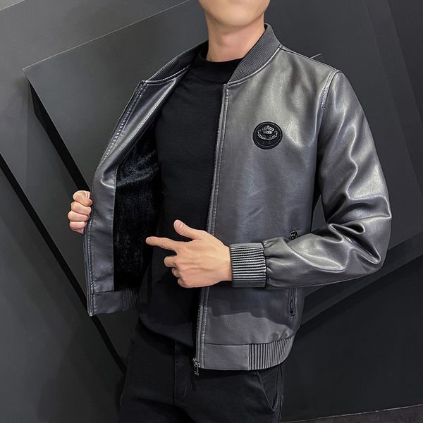 men's jackets leisure motorcycle windproof zipper standing collar pu leather jacket slim fit fashion coat brand wear 230824, Black;brown
men's jackets leisure motorcycle windproof zipper standing collar pu leather jacket slim fit fashion coat brand wear 230824, Black;brown