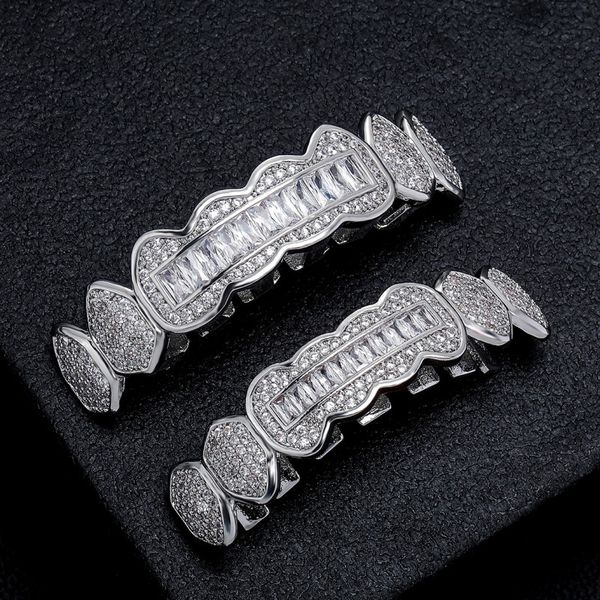 new fashion grills silver gold plated full bling baguette cz teeth grillz bottom grills set jewelry gifts for men, Black
new fashion grills silver gold plated full bling baguette cz teeth grillz bottom grills set jewelry gifts for men, Black