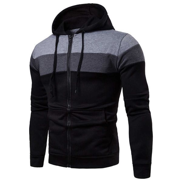 2023 spring and autumn zipper coat new fashion sports casual sweater men's top, Black
2023 spring and autumn zipper coat new fashion sports casual sweater men's top, Black