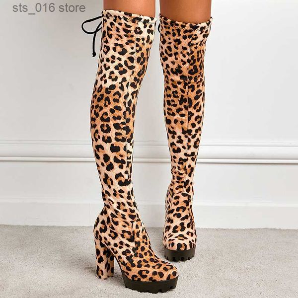 boots 2022 spring women's boots round toe waterproof platform leopard print non-slip high heel over the knee high boots t230824, Black
boots 2022 spring women's boots round toe waterproof platform leopard print non-slip high heel over the knee high boots t230824, Black