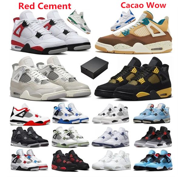 with box 4 4s cacao wow fire red cement frozen moments men basketball shoes military black cat university unc oreo thunder bred reimagined l
with box 4 4s cacao wow fire red cement frozen moments men basketball shoes military black cat university unc oreo thunder bred reimagined l