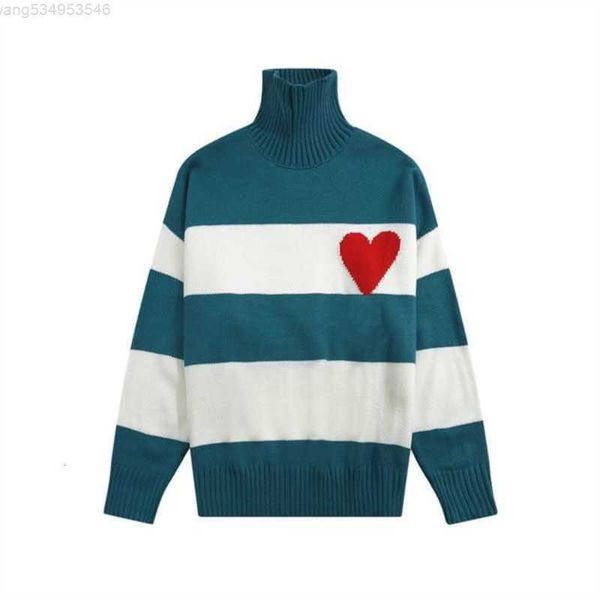 2023 high collar france fashion designers amis paris sweaters amies de coeur embroidered a heart pattern turtleneck knitted for men womenig0, White;black
2023 high collar france fashion designers amis paris sweaters amies de coeur embroidered a heart pattern turtleneck knitted for men womenig0, White;black