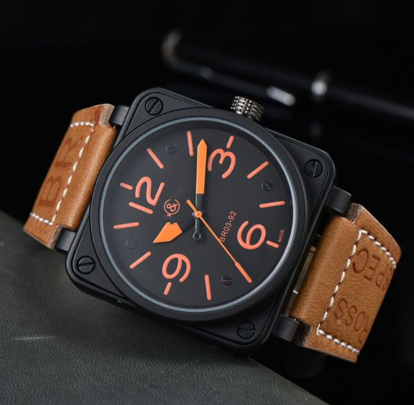 2023 mens watch automatic mechanical bell brown leather black rubber ross 3 hands, Slivery;brown
2023 mens watch automatic mechanical bell brown leather black rubber ross 3 hands, Slivery;brown