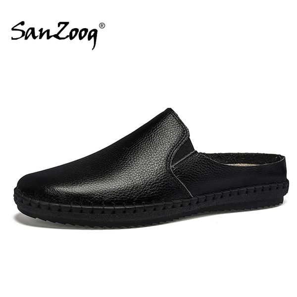 dress shoes slip on half shoes for men leather casual shoes italian designer summer fashion moccasins loafers 230824, Black
dress shoes slip on half shoes for men leather casual shoes italian designer summer fashion moccasins loafers 230824, Black