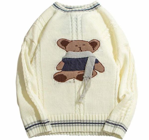 men hip hop knitted jumper sweaters 3d scarf bear streetwear harajuku autumn cotton fashion casual loose pullovers hipster men037659984, White;black
men hip hop knitted jumper sweaters 3d scarf bear streetwear harajuku autumn cotton fashion casual loose pullovers hipster men037659984, White;black