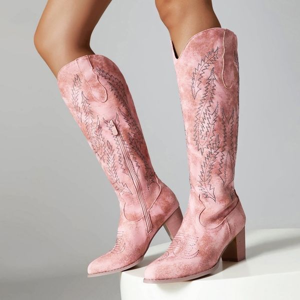 boots embroidered pu leather long boots woman 2023 autumn winter faux knee high plus size heels botas mujer 230824, Black
boots embroidered pu leather long boots woman 2023 autumn winter faux knee high plus size heels botas mujer 230824, Black