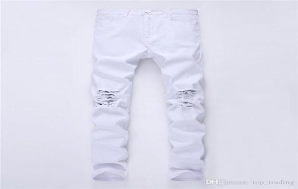 fashion wholeswag mens designer brand black jeans skinny ripped destroyed stretch slim fit hop hop pants with holes for men 3662470, Blue
fashion wholeswag mens designer brand black jeans skinny ripped destroyed stretch slim fit hop hop pants with holes for men 3662470, Blue