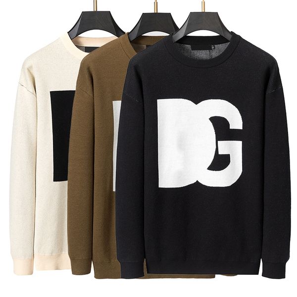designer men's sweaters mens womens pullover sweater letters embroidery fashion casual autumn winter long sleeve crewneck hand knitted, White;black
designer men's sweaters mens womens pullover sweater letters embroidery fashion casual autumn winter long sleeve crewneck hand knitted, White;black