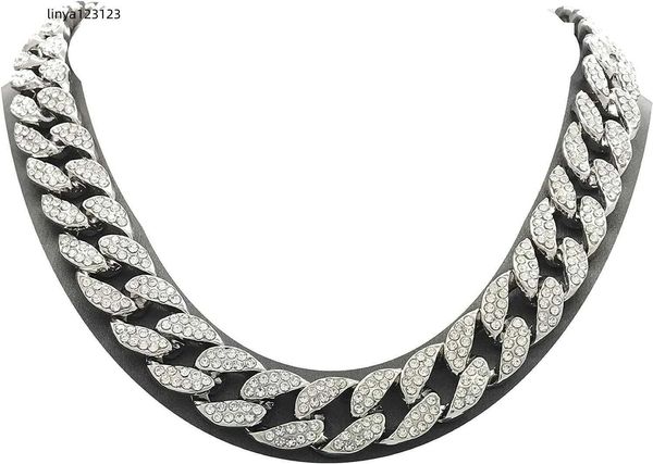 men's iced out hip hop silver cz miami cuban chain necklace metal square crystal white stone
men's iced out hip hop silver cz miami cuban chain necklace metal square crystal white stone