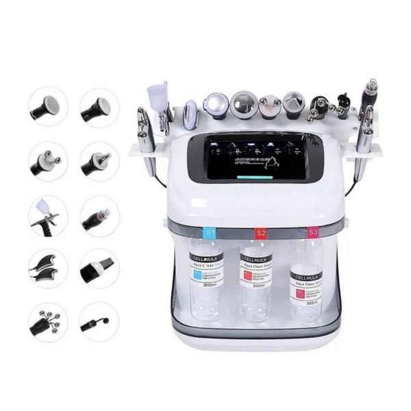 10 in 1 face treatment face cleaning hydra oxygen machine facial care tips salon use, Black;white
10 in 1 face treatment face cleaning hydra oxygen machine facial care tips salon use, Black;white