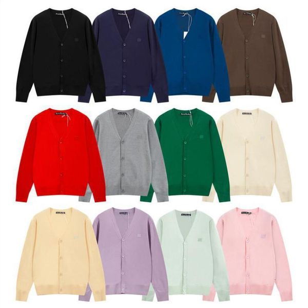 women's knits tees sweden ac brand studios cardigan for women smiling face thin knitwears #039;s sweater jacket fashion clothing 230824, White
women's knits tees sweden ac brand studios cardigan for women smiling face thin knitwears #039;s sweater jacket fashion clothing 230824, White
