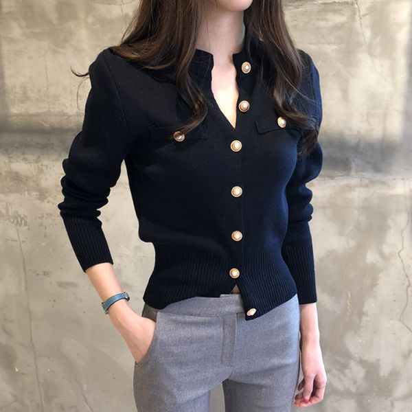 fashion women cardigan sweater spring knitted long sleeve short coat casual single breasted korean slim chic ladies top, White;black
fashion women cardigan sweater spring knitted long sleeve short coat casual single breasted korean slim chic ladies top, White;black