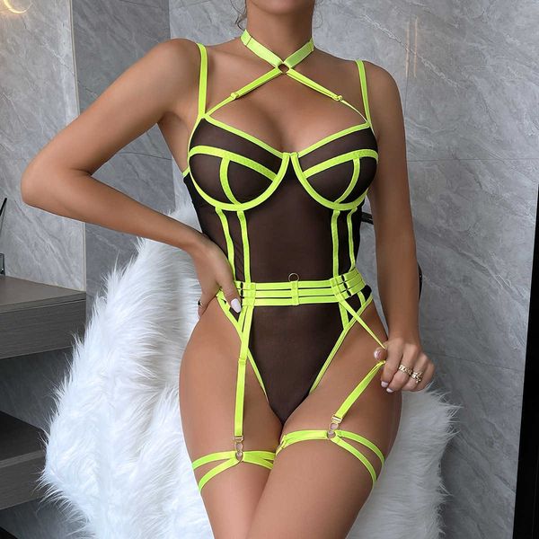 set lace bodysuit contrast color see through halter body seamless open crotch teddy one piece bodysuits fine 230808, Red;black
set lace bodysuit contrast color see through halter body seamless open crotch teddy one piece bodysuits fine 230808, Red;black