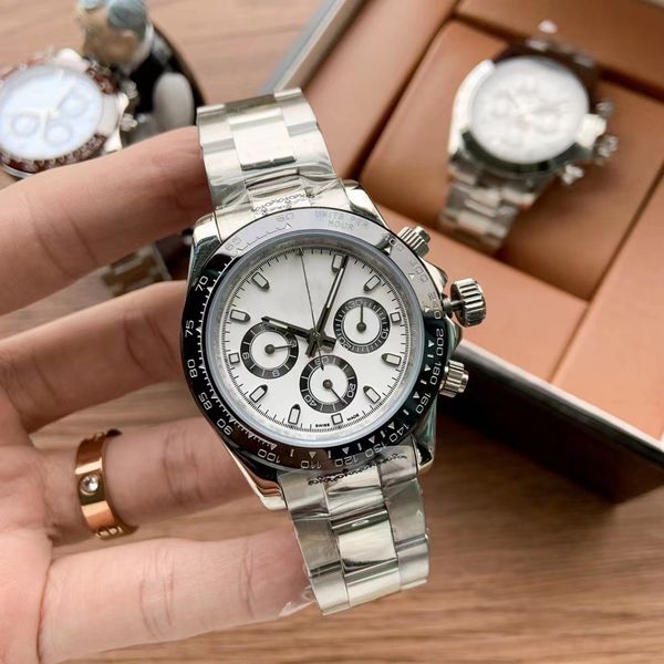 men's watch classic panda automatic mechanical movement watch stainless steel strap sapphire glass ceramic bezel small dial working pro, Slivery;brown
men's watch classic panda automatic mechanical movement watch stainless steel strap sapphire glass ceramic bezel small dial working pro, Slivery;brown