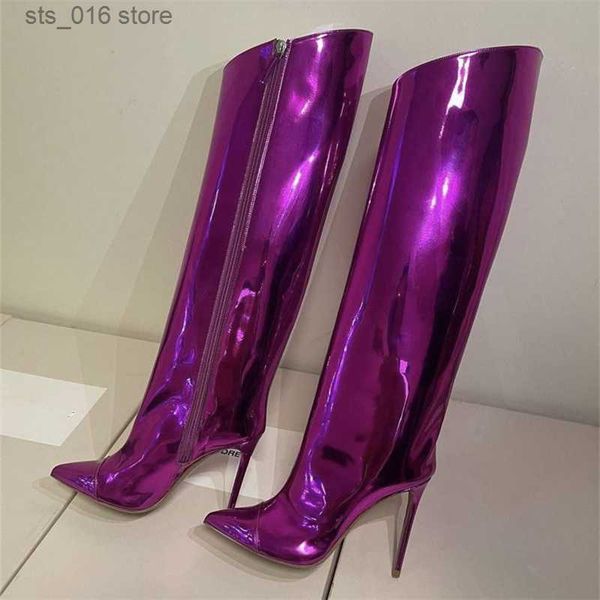 boots gold silver mirror boots for women knee-high boots pointed toe ladies shoes nightclub high heels stiletto demonia boots new t230824, Black
boots gold silver mirror boots for women knee-high boots pointed toe ladies shoes nightclub high heels stiletto demonia boots new t230824, Black