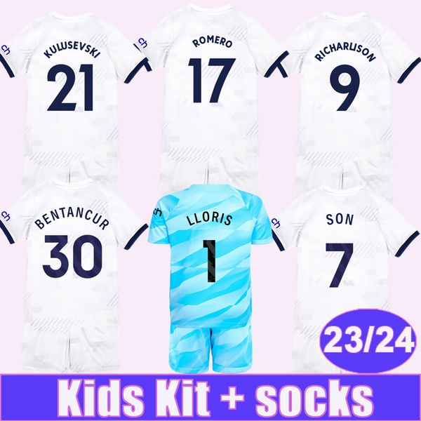 2023 24 sanchez son kid kit soccer jerseys hojbjerg sanchez romero bentancur home white goalkeeper child suit football shirt kane short unif, Black
2023 24 sanchez son kid kit soccer jerseys hojbjerg sanchez romero bentancur home white goalkeeper child suit football shirt kane short unif, Black