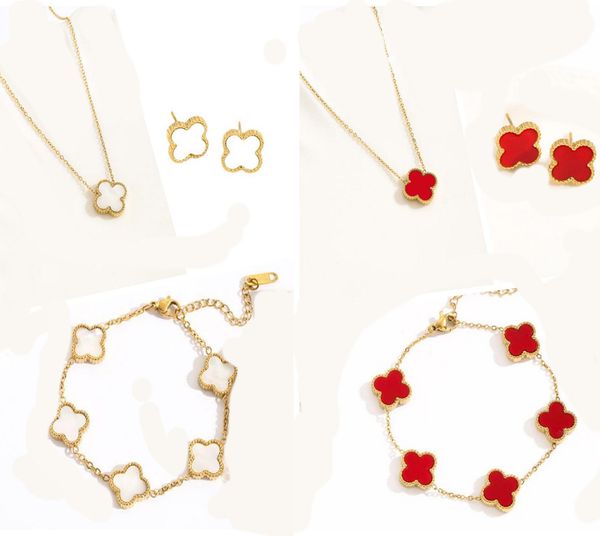 designer classic 4 four leaf clover luxury design necklace jewelry pendant necklaces bracelet stud earring for women gifts three-piece suit, Silver
designer classic 4 four leaf clover luxury design necklace jewelry pendant necklaces bracelet stud earring for women gifts three-piece suit, Silver