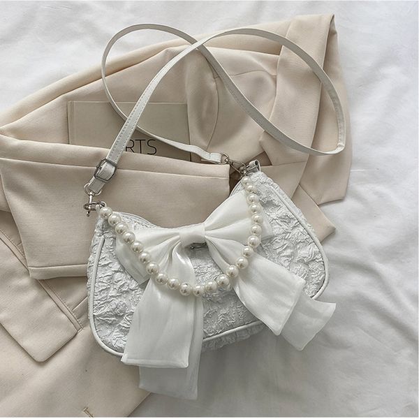 evening bags summer women handbag bowknot pearl shoulder cross body bag trendy pu leather simple messenger 2023 230824
evening bags summer women handbag bowknot pearl shoulder cross body bag trendy pu leather simple messenger 2023 230824
