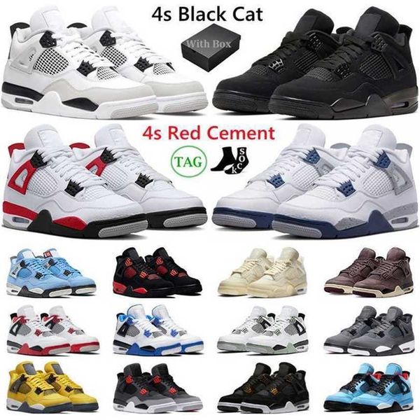 with box 4 basketball shoes men women 4s black cat red cement military black thunder midnight navy university blue mens trainers sports snea
with box 4 basketball shoes men women 4s black cat red cement military black thunder midnight navy university blue mens trainers sports snea