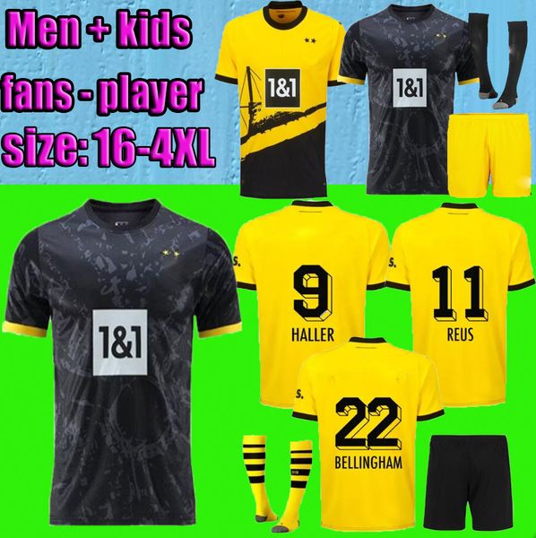 23 24 reus soccer jerseys dortmund borussia f.nmecha kamara 2023 2024 home away bellingham hummels reyna brandt football shirt men kids, Black;yellow
23 24 reus soccer jerseys dortmund borussia f.nmecha kamara 2023 2024 home away bellingham hummels reyna brandt football shirt men kids, Black;yellow