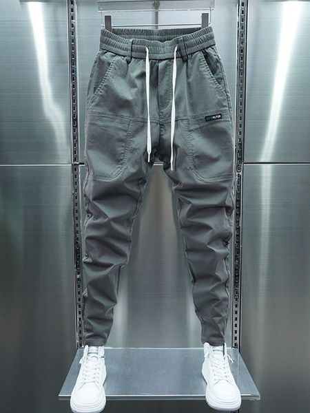 men's pants harem tights cargo pure color cotton casual pant brand clothing 230824, Black
men's pants harem tights cargo pure color cotton casual pant brand clothing 230824, Black