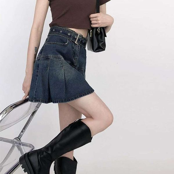 stylish design a girl retro denim skirt womens clothing summer line short pleated, Black
stylish design a girl retro denim skirt womens clothing summer line short pleated, Black