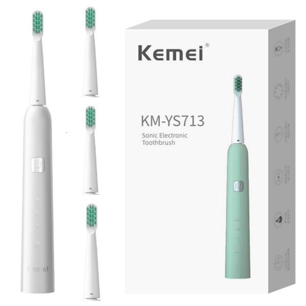 toothbrush kemei rechargeable electric toothbrush professional for chidren sonic toothbrush automatic washable six level adjustable 230824
toothbrush kemei rechargeable electric toothbrush professional for chidren sonic toothbrush automatic washable six level adjustable 230824