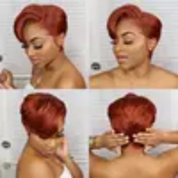 wholesale indian virgin ginger orange 13x4 transparent lace front wig straight short pixie cut human hair wigs for black women, Black;brown
wholesale indian virgin ginger orange 13x4 transparent lace front wig straight short pixie cut human hair wigs for black women, Black;brown