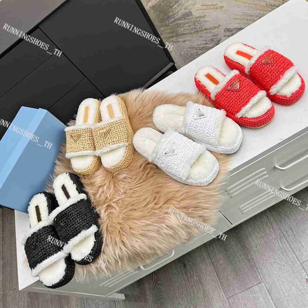 designer slippers women slipper braided sandals wool sandal wool knit slides luxury platform slide striped fashion shoes, Black
designer slippers women slipper braided sandals wool sandal wool knit slides luxury platform slide striped fashion shoes, Black