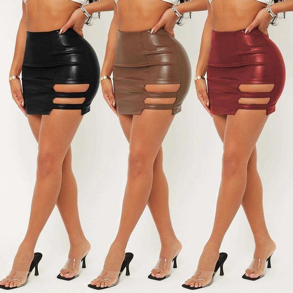 pu leather short skirt hollowed out butt stretching nightclub womens ins style, Black
pu leather short skirt hollowed out butt stretching nightclub womens ins style, Black