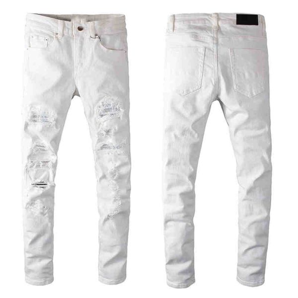 23sss luxurys designers jeans distressed france fashion pierre straight men's biker hole stretch denim casual men skinny pants elastici, Blue
23sss luxurys designers jeans distressed france fashion pierre straight men's biker hole stretch denim casual men skinny pants elastici, Blue