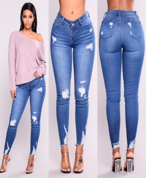 european and american womens ripped jeans high waisted stretch pencil pants for women hole elastic style plus big size s3xl1407744, Blue
european and american womens ripped jeans high waisted stretch pencil pants for women hole elastic style plus big size s3xl1407744, Blue