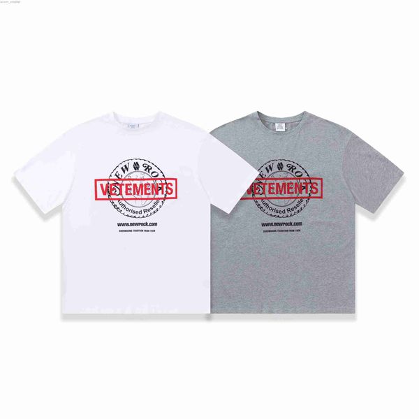 seller womens mens vetements sticker seal letter printing short sleeve cotton t-shirts, White;black
seller womens mens vetements sticker seal letter printing short sleeve cotton t-shirts, White;black