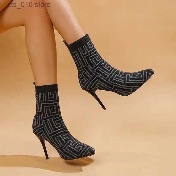 boots womens knitted naked boots 2023 fall fashion pointed socks boots casual comfort set wear ankle boots everyday party womens heels t2308, Black
boots womens knitted naked boots 2023 fall fashion pointed socks boots casual comfort set wear ankle boots everyday party womens heels t2308, Black