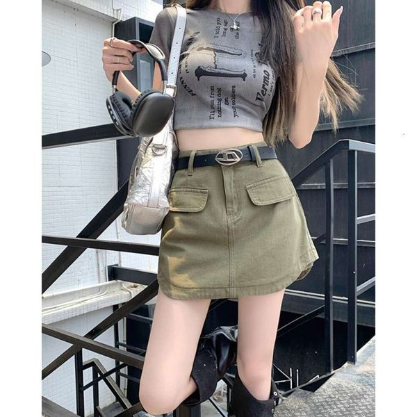 summer denim skirt womens retro college style straight a line anti revealing short colors, Black
summer denim skirt womens retro college style straight a line anti revealing short colors, Black