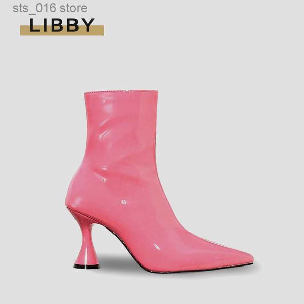 boots 2022 women ankle boots patent leather fashion thin high heels candy color shoes pointed toe side zipper high heel ankle boots t230824, Black
boots 2022 women ankle boots patent leather fashion thin high heels candy color shoes pointed toe side zipper high heel ankle boots t230824, Black