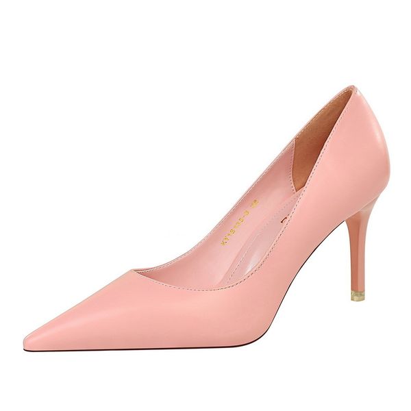 new simple versatile women's shoes thin heel high heel shallow mouth pointed professional ol slim women's single shoe size 34-43, Black
new simple versatile women's shoes thin heel high heel shallow mouth pointed professional ol slim women's single shoe size 34-43, Black