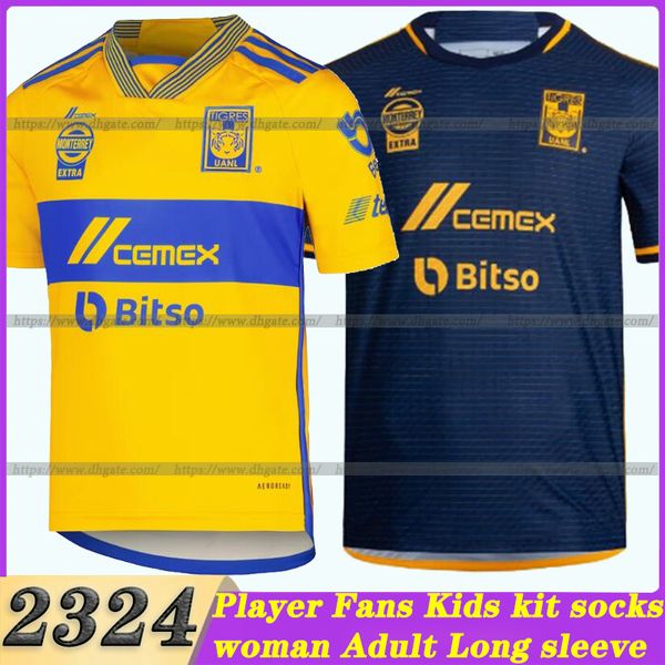 player fans liga mx 2023 2024 tigres uanl soccer jerseys gignac n.ibanez soteldo s.cordova aquino thauvin uanl home away 3rd 22 23 24 footba, Black;yellow
player fans liga mx 2023 2024 tigres uanl soccer jerseys gignac n.ibanez soteldo s.cordova aquino thauvin uanl home away 3rd 22 23 24 footba, Black;yellow