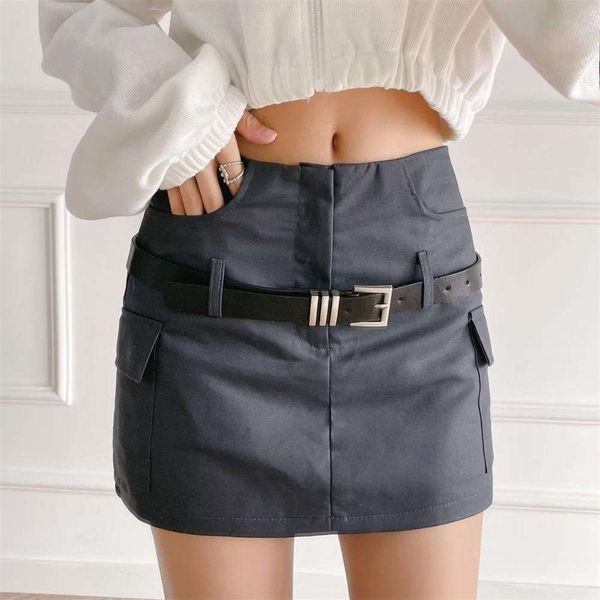 ypff trendy womens dress skirt babe style design sense pocket overalls buttocks short anti revealing belt half, Black
ypff trendy womens dress skirt babe style design sense pocket overalls buttocks short anti revealing belt half, Black