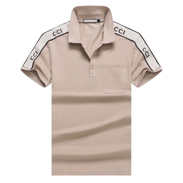 designer mens polo shirt cotton crease resistant breathable t-shirt lapel business fashion casual letter embroidery high-end polos short sle, White;black
designer mens polo shirt cotton crease resistant breathable t-shirt lapel business fashion casual letter embroidery high-end polos short sle, White;black