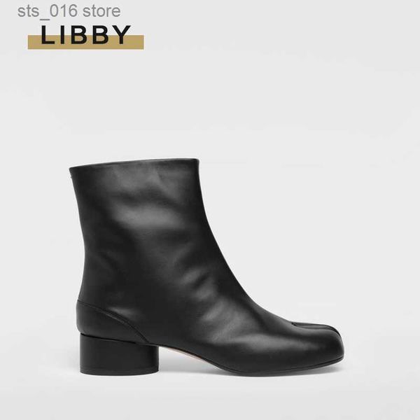 boots 2023 women fashion tabi shoes genuine leather ankle boots chunky heels low heels woman boot luxury design fashion split toe shoe t2308, Black
boots 2023 women fashion tabi shoes genuine leather ankle boots chunky heels low heels woman boot luxury design fashion split toe shoe t2308, Black