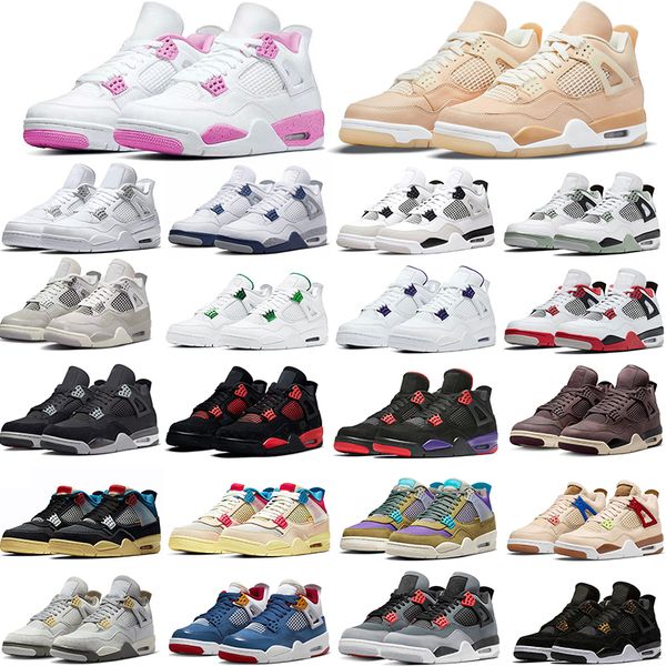 basketball shoes 4s men women 4 shimmer pink oreo lightning fire red university blue sail cool grey outdoor sports trainers sneakers 36-47
basketball shoes 4s men women 4 shimmer pink oreo lightning fire red university blue sail cool grey outdoor sports trainers sneakers 36-47