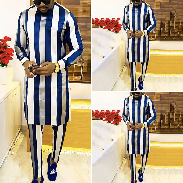 men's tracksuits dashiki spring muslim ethnic style personality striped printed crewneck comfortable long-sleeved shirt and pants two-p, Gray
men's tracksuits dashiki spring muslim ethnic style personality striped printed crewneck comfortable long-sleeved shirt and pants two-p, Gray