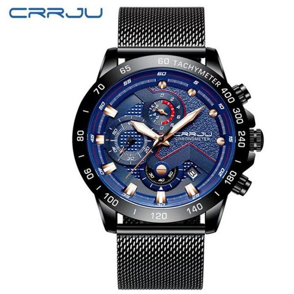 crrju mens watches men sports chronograph watches men's quartz clock male full steel wrist watch241h, Slivery;brown
crrju mens watches men sports chronograph watches men's quartz clock male full steel wrist watch241h, Slivery;brown