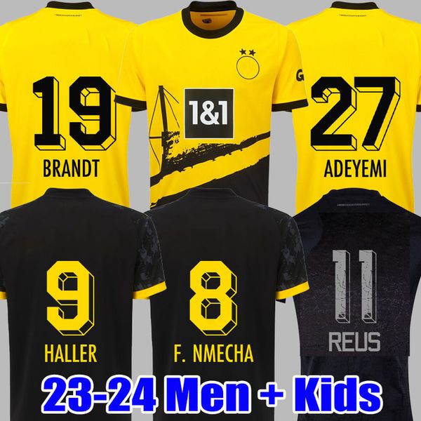 23 24 reus reyna soccer jerseys home away dortmund schulz brandt sancho blackout all-black haller hazard witsel malen men kids kit football, Black;yellow
23 24 reus reyna soccer jerseys home away dortmund schulz brandt sancho blackout all-black haller hazard witsel malen men kids kit football, Black;yellow