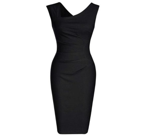 women office business pencil dress 2020 elegant work wear sleeveless ladies slim black vintage party summer sheath bodycon dress6483894, Black;gray
women office business pencil dress 2020 elegant work wear sleeveless ladies slim black vintage party summer sheath bodycon dress6483894, Black;gray