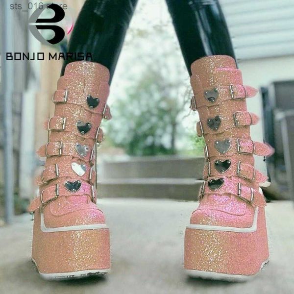 boots new brand heart love goth platform wedges combat women boots sequins sequin glitter zipper punk cool motorcycle ladies shoes t230824, Black
boots new brand heart love goth platform wedges combat women boots sequins sequin glitter zipper punk cool motorcycle ladies shoes t230824, Black