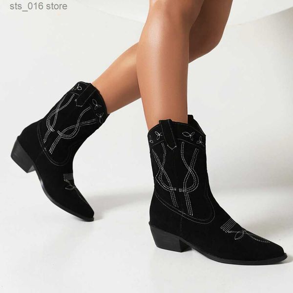boots cowboy ankle boots for women cowgirl vintage western boots women embroidered ridding booties winter shoes plus size 48 t230824, Black
boots cowboy ankle boots for women cowgirl vintage western boots women embroidered ridding booties winter shoes plus size 48 t230824, Black