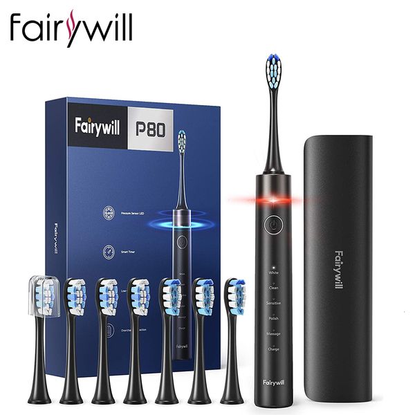 toothbrush fairywill electric toothbrush p80 smart timer quiet ipx7 waterproof fast charging 8 replacement heads 5 modes with travel case 23
toothbrush fairywill electric toothbrush p80 smart timer quiet ipx7 waterproof fast charging 8 replacement heads 5 modes with travel case 23
