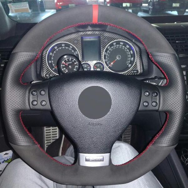 black suede diy car steering wheel cover for volkswagen golf 5 mk5 gti vw golf 5 r32 passat r gt 2005 car accessories196u
black suede diy car steering wheel cover for volkswagen golf 5 mk5 gti vw golf 5 r32 passat r gt 2005 car accessories196u